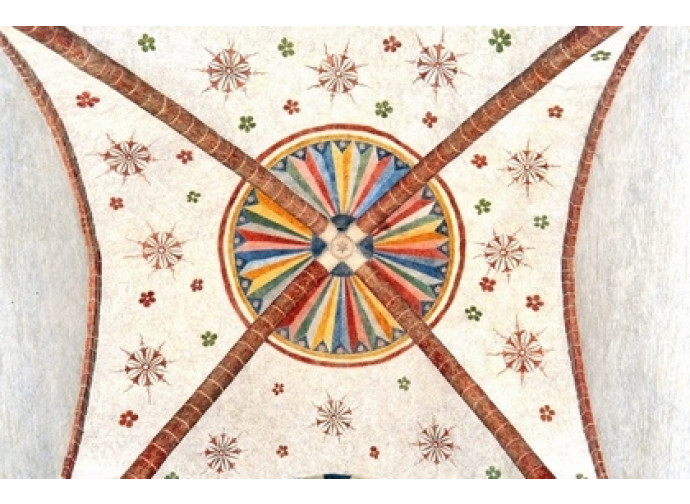 Abbazia di Viboldone - volta stellata Abbazia di Viboldone - volta stellata